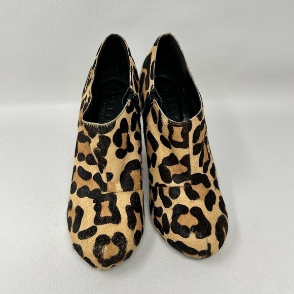 OFFICE LONDON Animal Print Fur Heel Booties Women’s Size 37 - Picture 5 of 12